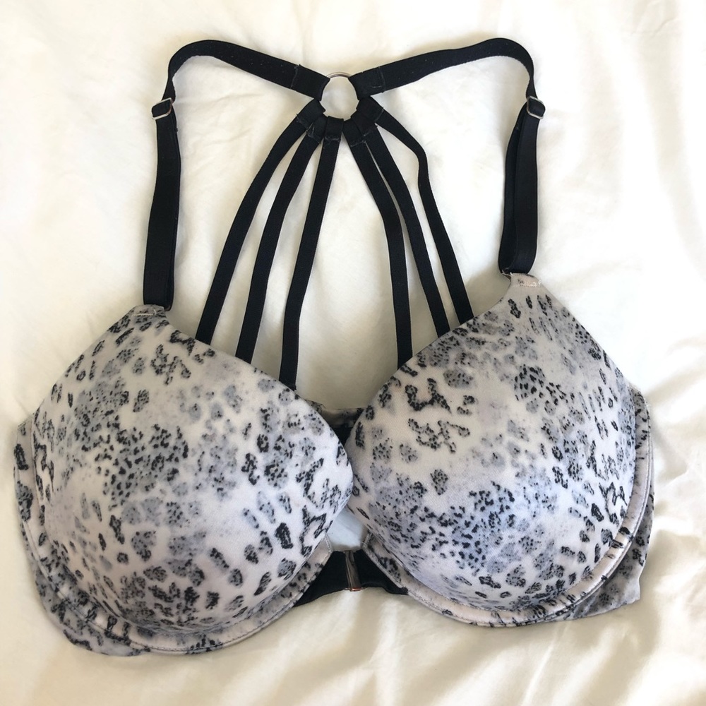 Victoria Secret Push Up Bra Leopard Size 32DD